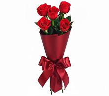 Букет 5 Красных роз Эдлесс Лав в Козуль