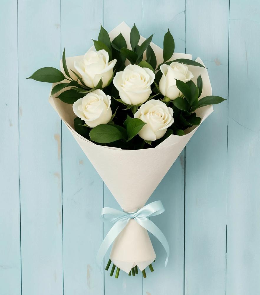 Букет цветов из: Розы в Козуль