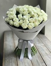 Букет 35 Белых роз в Козуль