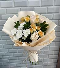 Букет цветов из:  Розы и Хризантемы в Козуль