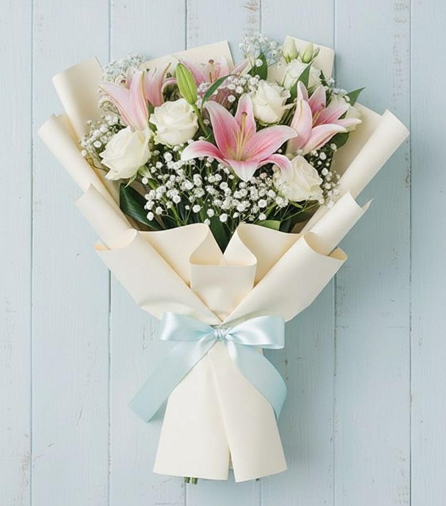 Букет цветов из: Лилии в Козуль