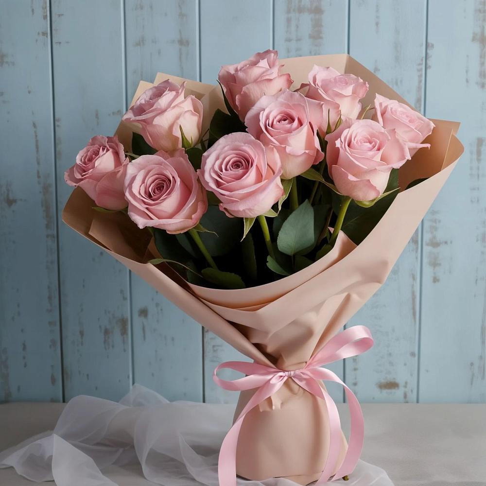 Букет цветов из: Розы в Козуль