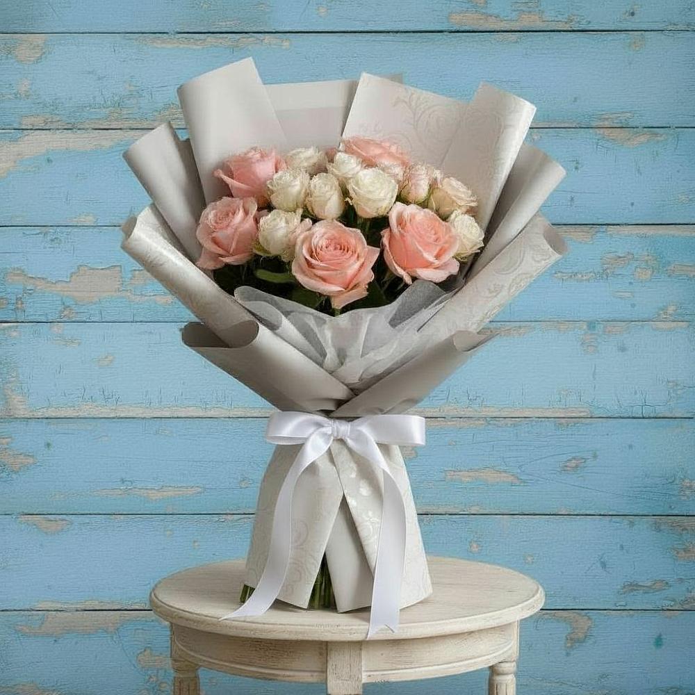 Букет цветов из: Розы в Козуль