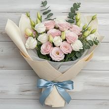 Букет цветов из:  Лизиантусы в Козуль