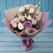 Букет цветов из:  Розы и Лизиантусы #REPLACE_PRED# Козуль