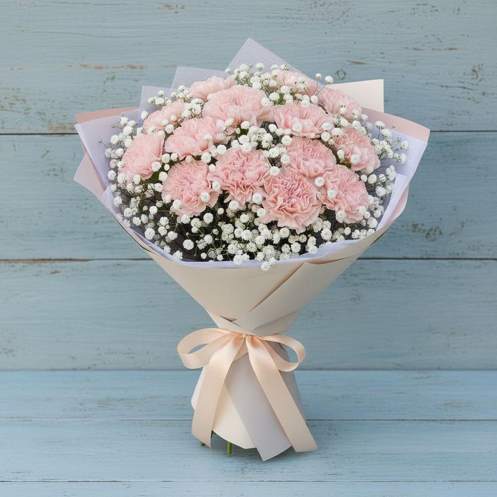 Букет цветов из: Гвоздики в Козуль