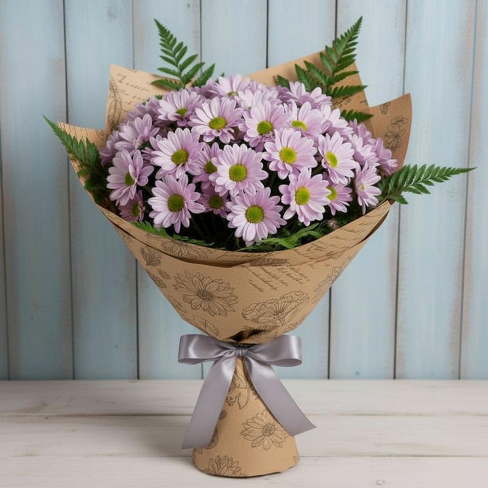 Букет цветов из: Хризантемы в Козуль