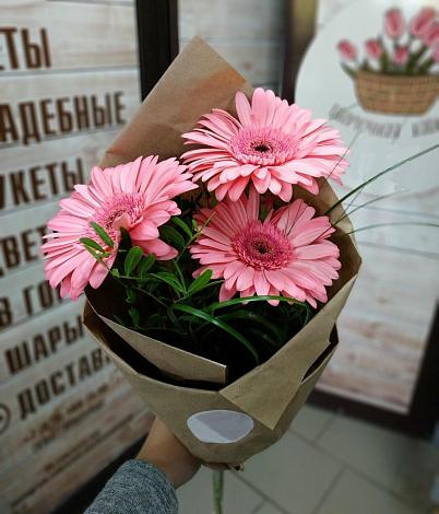 Букет цветов из: Герберы в Козуль