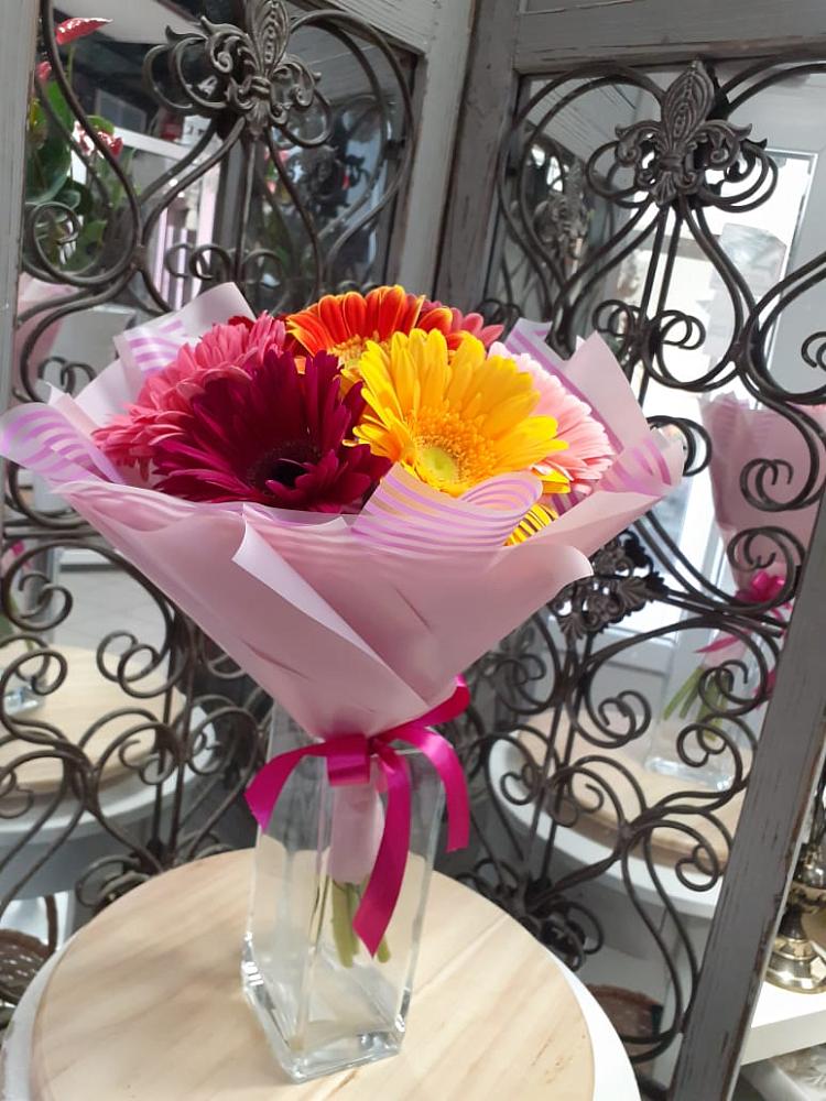 Букет цветов из: Герберы в Козуль