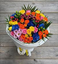 Букет цветов из:  Розы и Хризантемы в Козуль