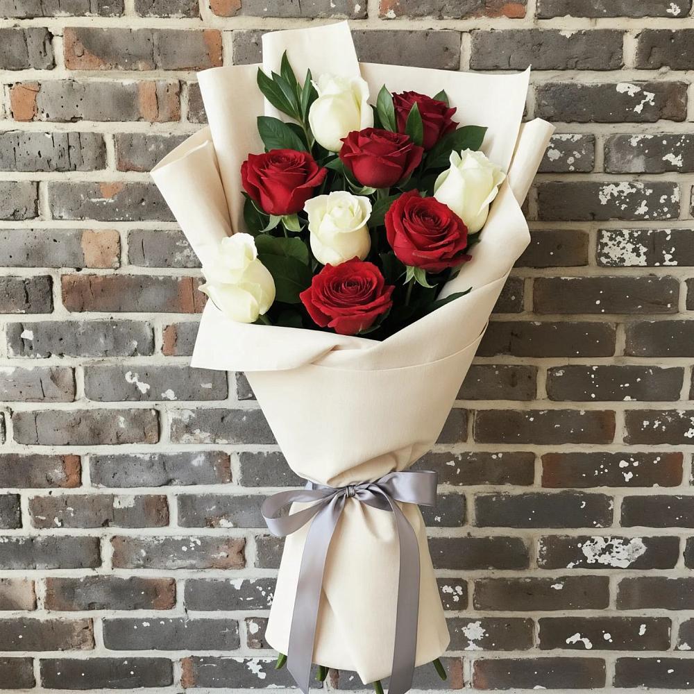 Букет цветов из: Розы в Козуль