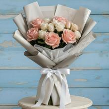 Букет цветов из:  Розы в Козуль