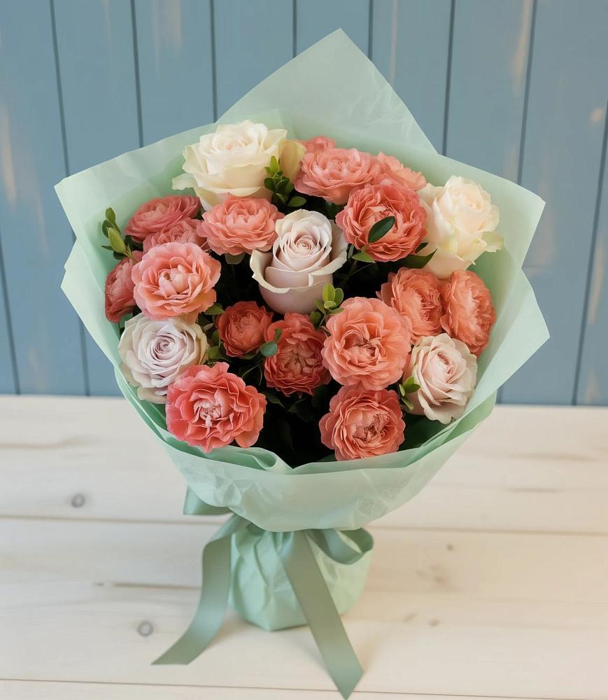 Букет цветов из: Розы в Козуль