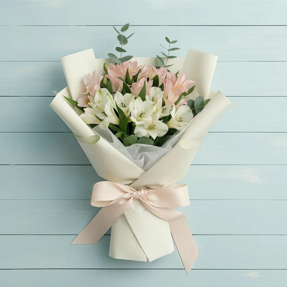 Букет цветов из: Альстромерии в Козуль