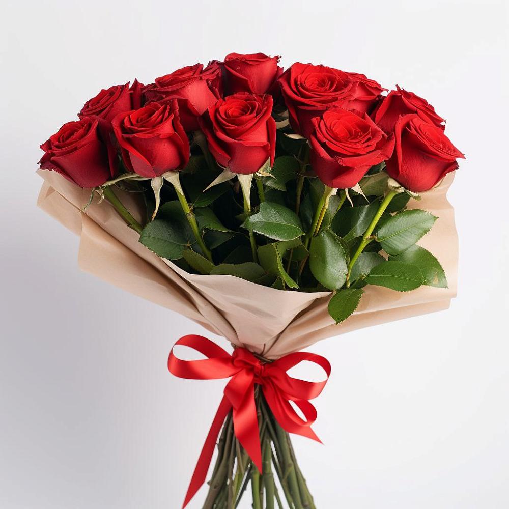 Букет 11 Красных роз Эдлесс Лав в Козуль